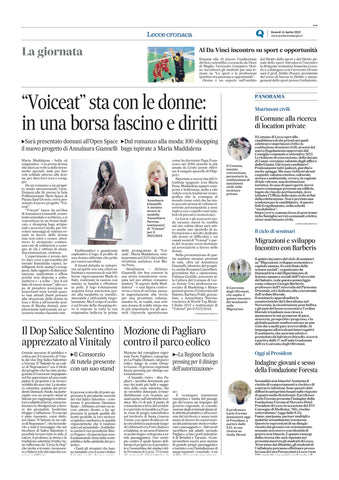 Quotidiano di Puglia Lecce - 14 Aprile 2023
