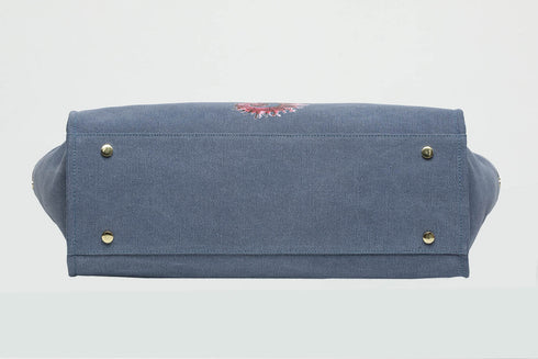 Seahorse Tote Bag denim - Voiceat