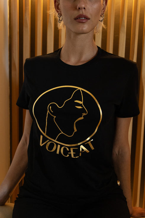 T-shirt logo Voiceat black - Voiceat