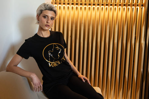 T-shirt logo Voiceat black - Voiceat