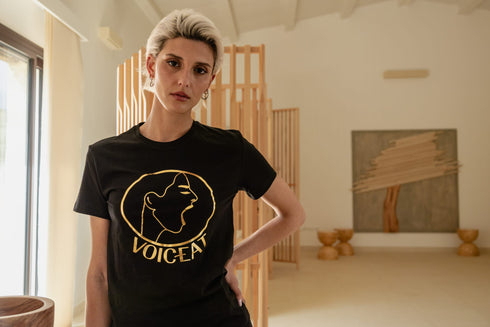 T-shirt logo Voiceat black - Voiceat