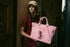 Seahorse Tote Bag Pink - Voiceat