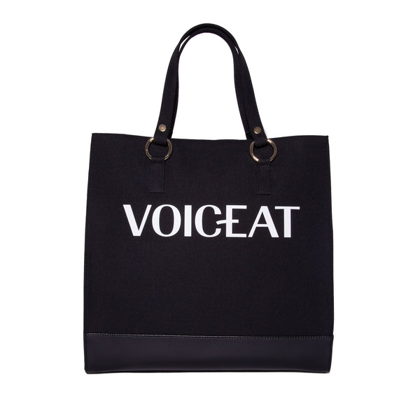 Voiceat tote bag nero dettaglio