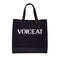 Voiceat tote bag nero dettaglio