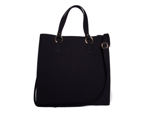 Panther tote bag nero dettaglio